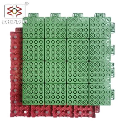 34*34cm PVC-Verriegelungsglocken rutschfeste Pickleballplatzfliesen
