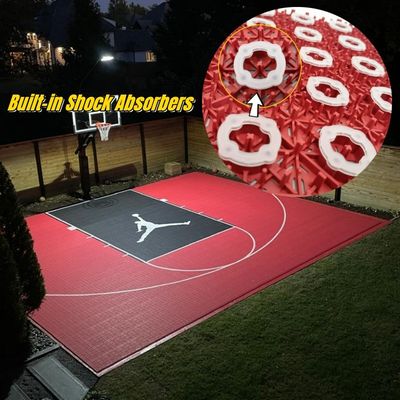 34x34cm*1,8cm rutschfeste Materialien Multi Sport pP Verriegelungsteile Outdoor Sport Fußboden Basketballteile