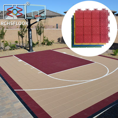 PP Hinterhof Basketballplatz Boden 414g/ Stück Außenplatzfliesen