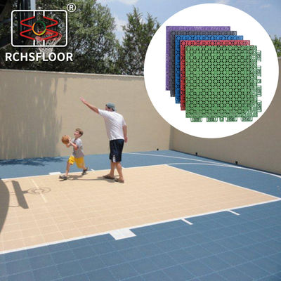Eingeschlossene PP-Basketballplatzböden 1,27 cm Dicke rutschfeste