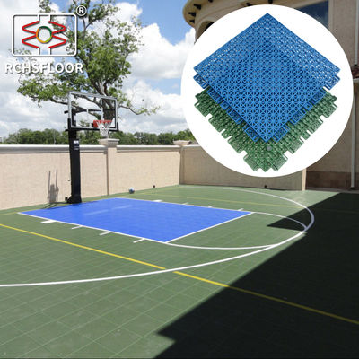 Wetterbeständige Bodenfliesen für Basketballplätze
