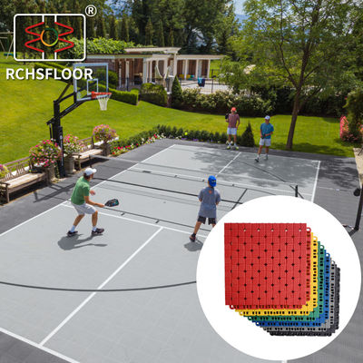 Gymnasium Hinterhof Basketballplatz Fußboden HES Volleyballplatz Fliesen