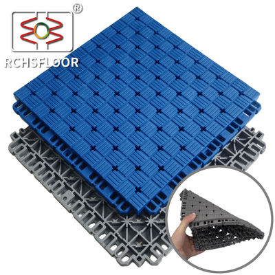 Thermoplastischer Elastomer Modular Sport Fliesen 410g Basketballplatz Boden für den Hinterhof