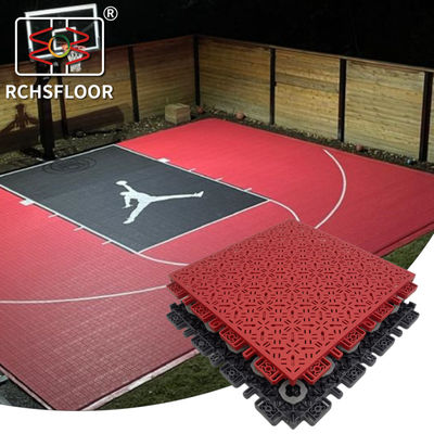 Outdoor-Verzahnung Pickleball Tennis Badminton Court Bodenfliesen Matte Sportboden