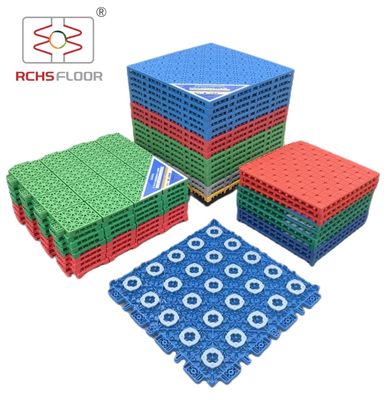 Garten Outdoor Sport Fliesen Polypropylen Material mit 32% Stoßdämpfung