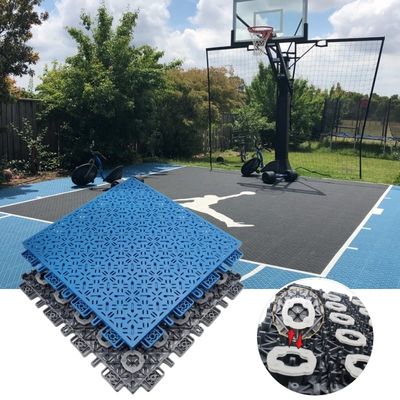 Portable Pp Interlocking Pickleball Basketball Court Fußbodenmatte Outdoor-Sportfliesen