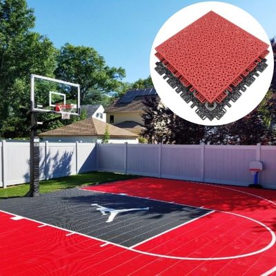 Modulare Oberflächenverbindung mit Bodenfliesen Matte für Badminton Pickleball Court