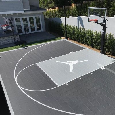 PVC-Tischtennis Badminton Rollschuhrutschen Außenfußbodenmatte 3x3 Basketballplatz
