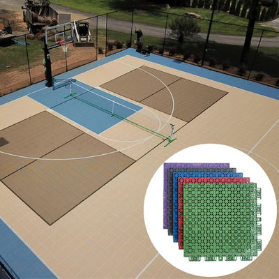 Outdoor Pp Verriegelung Badminton Volleyball Sportplatz Fliesen Portable