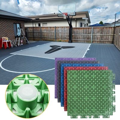 Synthetische Multi-Sport-Verzahnungsteile für Badminton Pickleball Basketballplatz im Freien