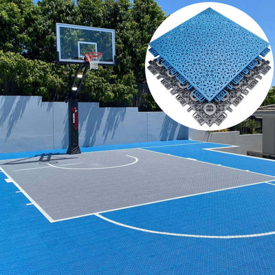 Außenmodulare Pickleball-Basketballplatz mit verschränkter Sportfußbodenfliesen