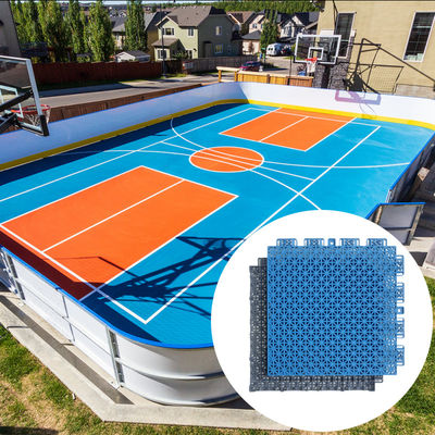 Anti-Rutsch-Anti-Ermüdungs-PP-Verriegelung elastische Fiba 3x3 Basketballplatz Fußbodenfliesen Sport Fußbodenmatte