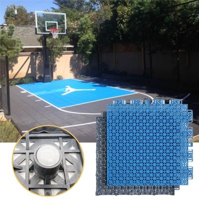 Außen-PP-Plastikmodulär vernetzte Basketball-Sportplatz-Bodenfliesen