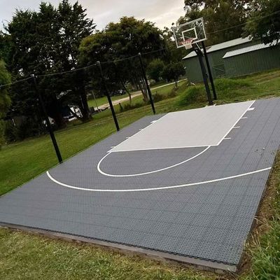 Mobile Diy Logo Outdoor Basketball Pickleball Court Verriegelung Sport Fußboden Matte Fliesen
