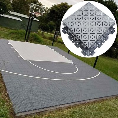 PP-Sportfliesen für Basketballplatz und Mehrzweck
